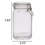 Sparky & Co "Bribes" Glass Treat Canister Jar With Latch-Style Lid 44oz