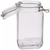 Sparky & Co "Bribes" Glass Treat Canister Jar With Latch-Style Lid 44oz