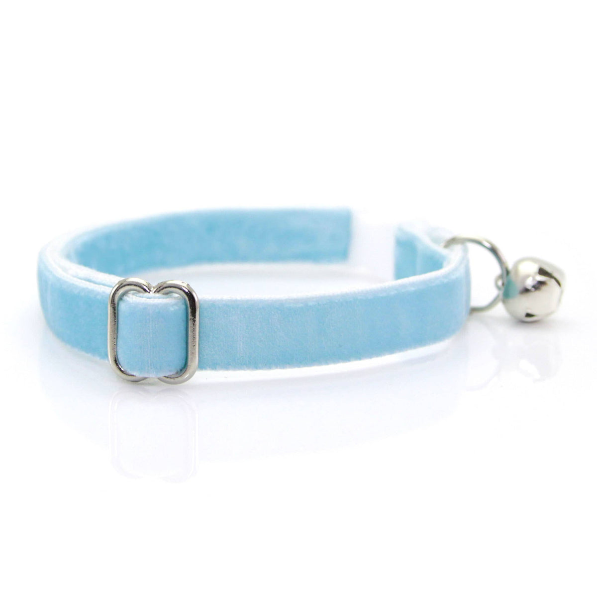 Made By Cleo - "Velvet - Frosty Blue" - Luxe Sky Blue Velvet Collar