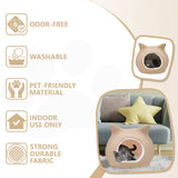 Precious Tails Fleece Cat Ears Pet Dome