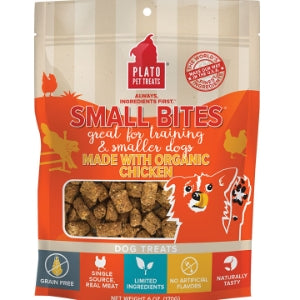 Plato Small Bites Real Meat Dog Treats