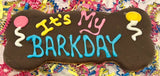DELCO DOG CO. It's My Barkday 6" Bone Bakery Dog Treat