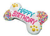 Yumyum4dogs 6 Inch Fiesta Happy Birthday Bone Birthday Dog Treats