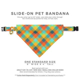 Made By Cleo - "Twilight Timber" - Fall Plaid Bandana for Cats + Small Dogs