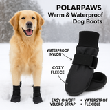 Alldogboots PolarPaws Soft Sole Waterproof Winter Dog Boots