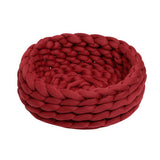 PAWPAW Chunky Handwoven Pet Bed