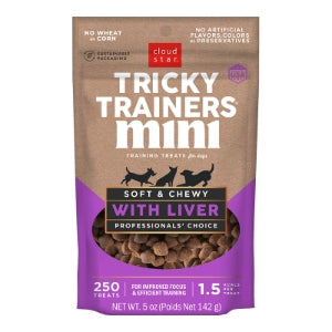 Cloud Star Tricky Trainers Mini Soft & Chewy Liver Dog Treats