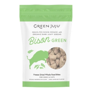 Green Juju Freeze-Dried Whole Food Bites Bison Green for Dogs & Cats