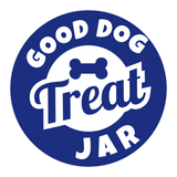 Sparky & Co Good Dog 58oz Cylinder Glass Treat Canister With Metal Screw-Top Lid