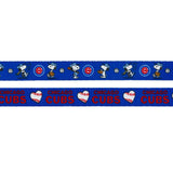 SASSY WOOF MLB x Peanuts Chicago Cubs Dog Leash