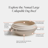 Cleverpup Nomad Collapsible Dog Bowl