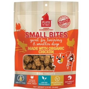 Plato Small Bites Real Meat Dog Treats