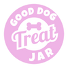 Sparky & Co Good Dog 58oz Cylinder Glass Treat Canister With Metal Screw-Top Lid