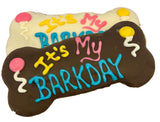 DELCO DOG CO. It's My Barkday 6" Bone Bakery Dog Treat