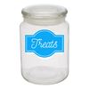 Sparky & Co Flat Lid Glass Treat Jar