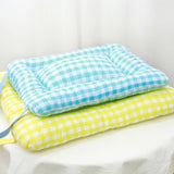 PAWPAW Plaid Pillow Pet Bed Mat