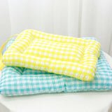 PAWPAW Plaid Pillow Pet Bed Mat