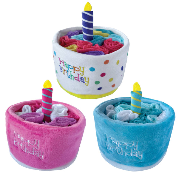 foufouBRANDS Hide 'n Seek Birthday Cake Snuffle Toy