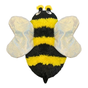 fabdog Fluffy Bumble Bee Plush Dog Toy