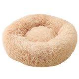 PAWPAW Fluffy Donut Pet Bed