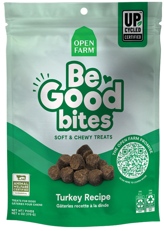 Open Farm Be Good Bites Soft & Chewy Turkey 6oz Dog Treats