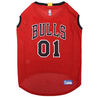 Pets First Co. NBA Chicago Bulls Mesh Basketball Jersey