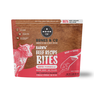 Bones & Co Keto-Approved Recipe Bites Raw Frozen Dog Food