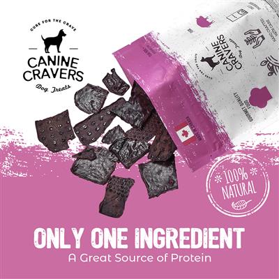 Canine Cravers Tender Pork Thins Dog Treats 5.3oz. Bags