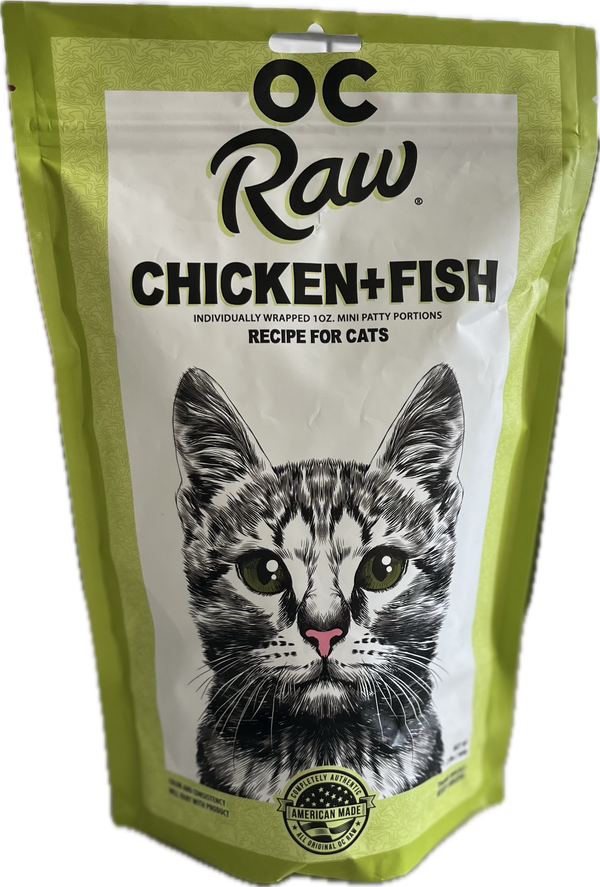 OC Raw Chicken + Fish Frozen Cat Food