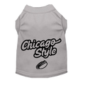Sparky & Co "Chicago Style" Grey Pet T-Shirt