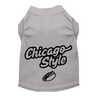 Sparky & Co "Chicago Style" Grey Pet T-Shirt