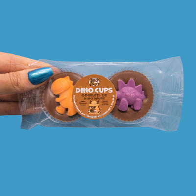 Bosco & Roxy's Prepackaged Extinct-ionally Cute Dino Cups Bakery Dog Treat