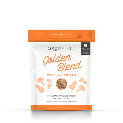 Green Juju Dog Freeze-Dried Blend Golden with Bee Pollen Food Topper