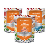 Instinct Raw Longevity Frozen Bites for Adults 4lb Dog Food