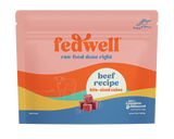 Fedwell Bite-Sized Cubes Raw Frozen Dog Food
