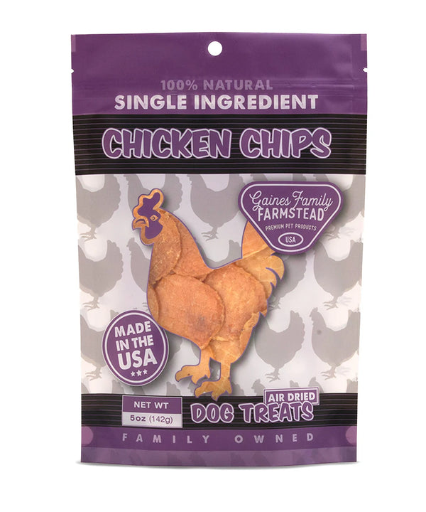 Gaines Family Farmstead Chips Chicken 5oz Dog Treats