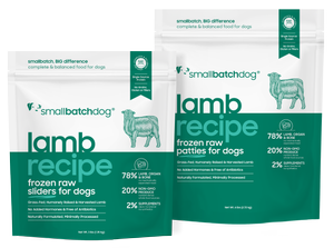 Smallbatch Dog Lambbatch Raw Frozen Food