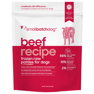 Smallbatch Dog Beefbatch Raw Frozen Food