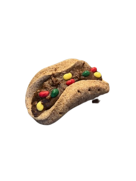 Bosco & Roxy's 2024 Woof It Down Collection 3D Taco Tuesday Bakery Dog Treat