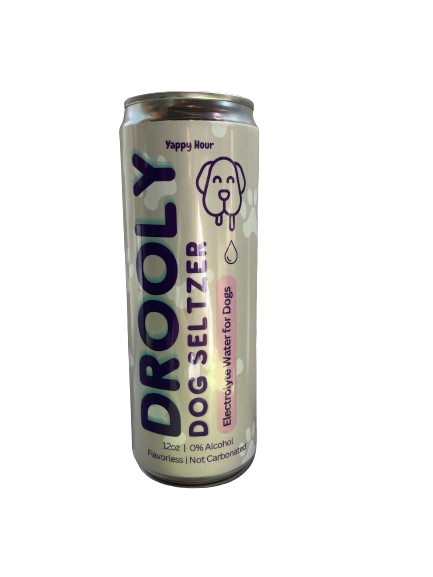 Yappy Hour Drooly Dog Seltzer by Waggin Water
