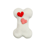 Bosco & Roxy's Valentine's Day Collection Bone with Hearts Bakery Dog Treat
