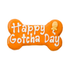 Bosco and Roxy's Happy Gotcha Day Bone Orange Bakery Dog Treat