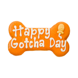 Bosco and Roxy's Happy Gotcha Day Bone Orange Bakery Dog Treat