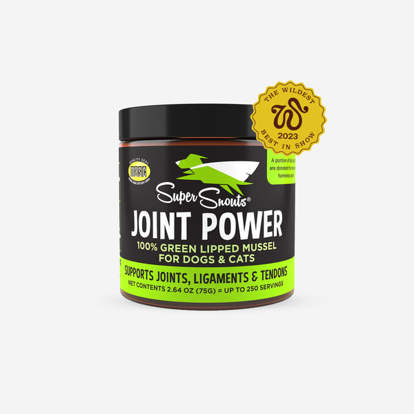 Super Snouts Joint Power 100% Green Lipped Mussel Supplement for Dogs & Cats