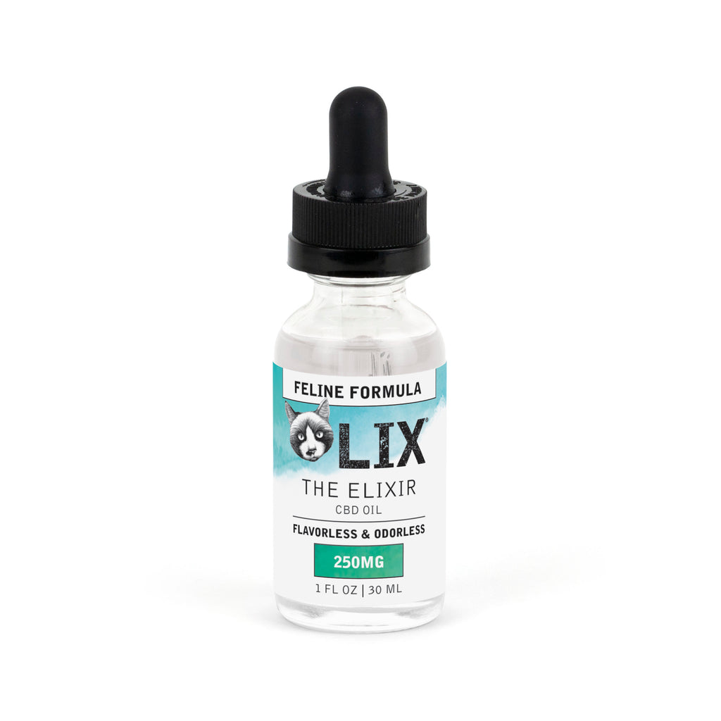 LIX The Elixir Feline Formula 250mg CBD Oil Flavorless & Odorless