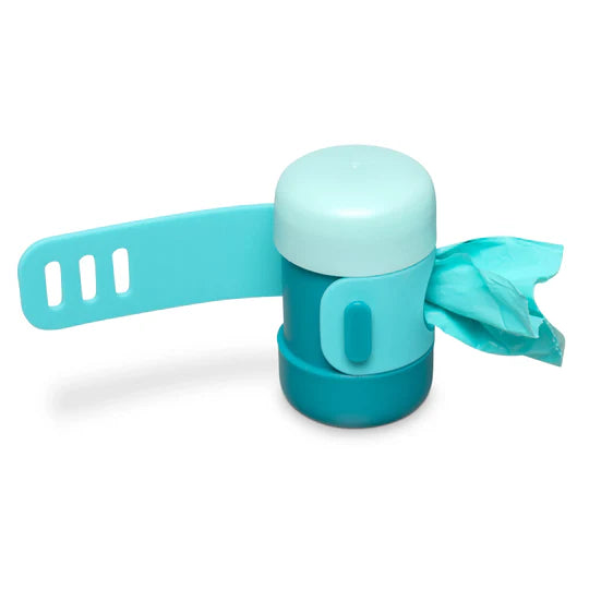 Messy Mutts Poop Bag Dispenser with Silicone Strap