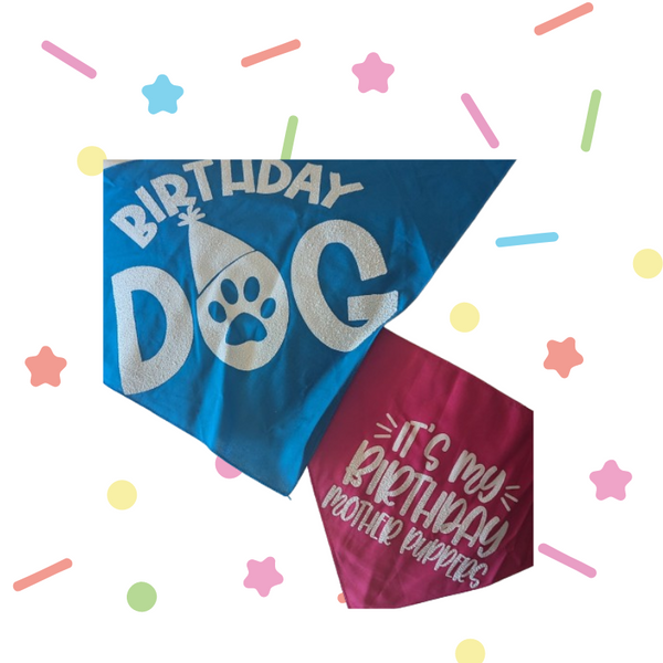 Sparky & Co Birthday Pet Bandana