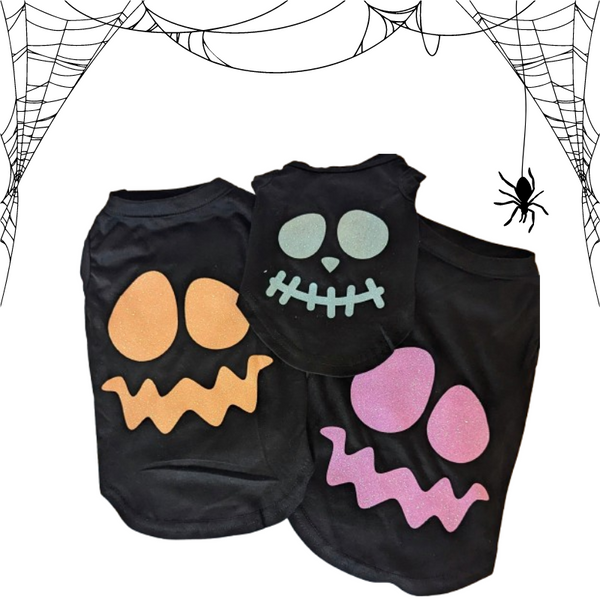 Sparky & Co Monster Face Halloween Pet T-Shirt