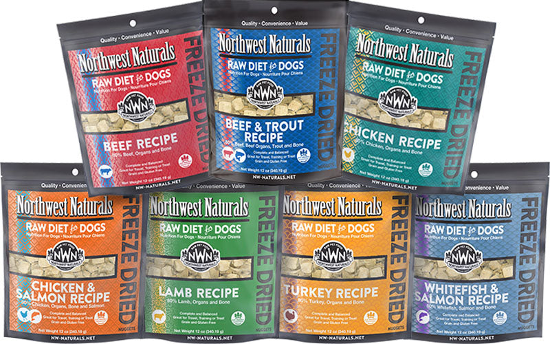 Northwest Naturals Raw Freeze-Dried Nuggets Dog Food