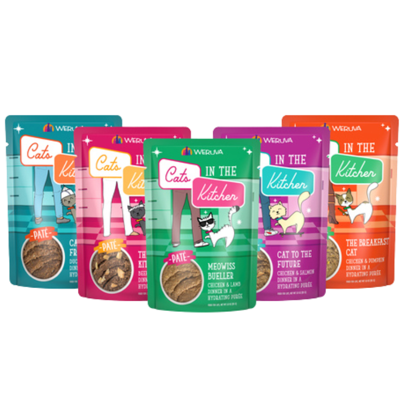 Weruva Cats in the Kitchen Slide N' Serve Pate Wet Cat Food Pouch